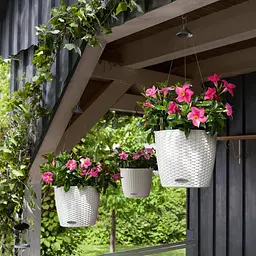 Вазон підвісний Lechuza Cottage Nido 35 білий (15290) - мініатюра 4