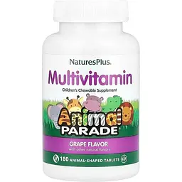 Вітамінно-мінеральний комплекс Nature's Plus Animal Parade 180 chewtab (1086-2023-10-3458)