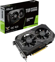 Відеокарта GeForce GTX 1660 Ti 6GB Asus TUF Gaming EVO OC (TUF-GTX1660TI-O6G-EVO-GAMING) Б/В - мініатюра 1