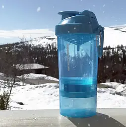 Шейкер спортивний SmartShake Original2GO 600 мл Neon Blue (10560102) - мініатюра 7