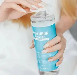 Тонер для обличчя Secret Key Hyaluron Aqua Soft Toner 500 мл - мініатюра 3