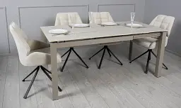 Стіл розкладний Prestol Ларс 1400/2000x800x750 бежевий - мініатюра 9