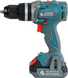 Konner & Sohnen Set of two cordless tools KS IDISD 20V SET 2 PLUS 20V impact screwdriver-drill, impact screwdriver KS ISD20V-260-4, ZP 2A battery 2x2A·h case 6kg - мініатюра 9
