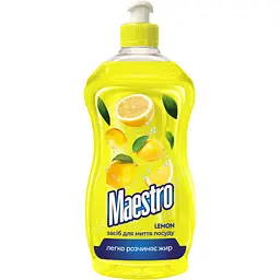 Засіб для миття посуду Maestro Lemon 500 мл