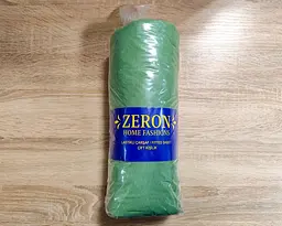 Простирадло на резинці трикотажне Zeron Green 90х200х30 - мініатюра 1