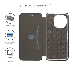 Чохол-книжка ArmorStandart G-Case для Tecno Spark Go 1 (KL4) Black - мініатюра 3