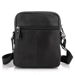 Чоловіча сумка через плече чорна Tiding Bag 6027A - мініатюра 4