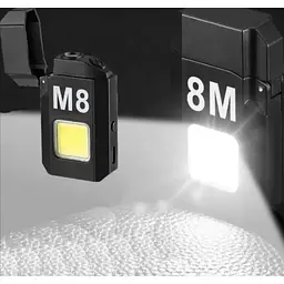Електроімпульсна спіральна запальничка USB M8 з ліхтариком 3W UKC - мініатюра 7