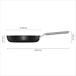 Сковорідка Fiskars Taiten OPTIHEAT™, 26 см (1066947) - мініатюра 2