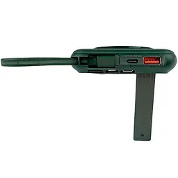 Павербанк Yoobao W1 / 10000 мАг / до 22.5 Вт / USB-C, USB-A, Micro-USB, MagSafe, Lightning / PD+QC / З кабелем / Зелений - мініатюра 3