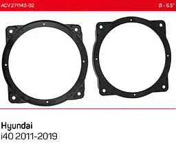 Проставки під динаміки 165 мм / 6.5" ACV 271143-02 для автомобілів Hyundai i40 - мініатюра 5