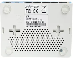 Маршрутизатор Mikrotik RB951Ui-2ND hAP with 650MHz CPU, 64MB RAM, 5xLAN, built-in 2.4Ghz 802.11b/g/n - мініатюра 5