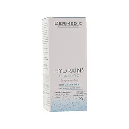 Пілінг для обличчя Dermedic Hydrain 3 Hialuro Ензимний Для м'якого очищення чутливої та сухої шкіри 50 мл (5906739783137) - мініатюра 3