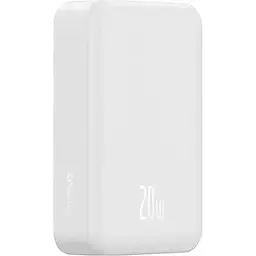 Портативна батарея Baseus Magnetic Mini Wireless Fast Charge 20000 mAh 20W PPCX150002 White - мініатюра 3