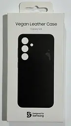 Оригінальний шкіряний чохол для Samsung Galaxy S24 Vegan Leather Case Black GP-FPS921HCABW SM-S921 - мініатюра 2