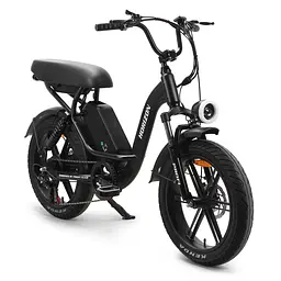 Електрофетбайк 20" 1000W акумулятор 48V14AH сталева рама чорний (HZ-2001)