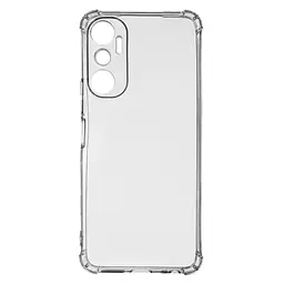 Прозрачный чехол для Infinix Hot 20 4G (X6826) с защитой камеры и усиленными бортами, тонкий, силиконовый, бесцветный, ударопрочный, противоударный бампер с закрытой камерой, ArmorStandart (ARM66427)
