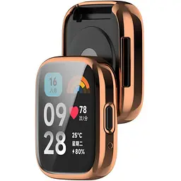 Чохол-накладка DK Silicone Face Case для Xiaomi Redmi Watch 3 Active / 3 Lite (rose gold) - мініатюра 2
