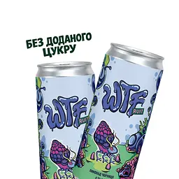 Упаковка безалкогольного напою Лимонад Чорниця WTF Без доданого цукру, 330 мл × 20 шт. - мініатюра 2