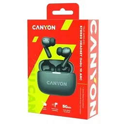 Навушники Canyon TWS-10 OnGo ANC ENC Black (CNS-TWS10BK) - мініатюра 8