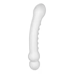 Скляний фалоімітатор LoveToys Glass Romance 19 см (прозорий) - мініатюра 9