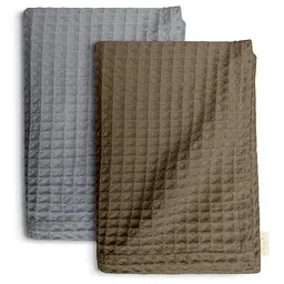 Рушники вафельні Cosas Greek Waffle Smoky CS1 2 шт., 75x95 см/75x130 см, сірі