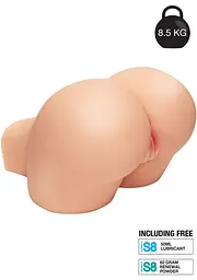 Мастурбатор Bangers Fat Ass Bimbo, 8.5 кг (тілесний) - мініатюра 2