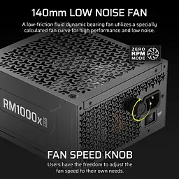 Блок живлення Corsair RM1000x 1000W ATX 3.1 80+ Gold (CP-9020300-EU) - мініатюра 3