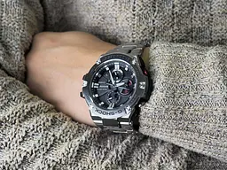 Наручний чоловічий годинник оригінальні Casio G-Shock GST-B100-1AER Японія з полімерним ремінцем (модуль 5513) - мініатюра 7