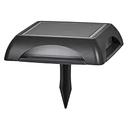 LEDVANCE Світильник LED 1.2Вт 3000K 60Лм фасадний автономний ENDURA STYLE ROUND SOLAR UTILI чорний
