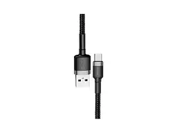 Кабель BASEUS Cafule USB Micro 1.5A 2M Black-Grey - мініатюра 2