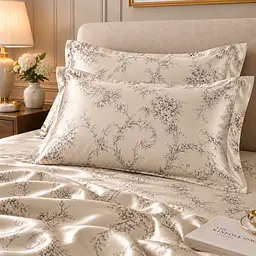 Набір наволочок Love You Grace 50×70+5 см тенсель 300TC 2 шт. сірий (ly65051)