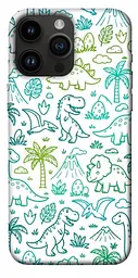 TPU чохол Demsky Dino pattern для Apple iPhone 14 Pro Max (6.7")