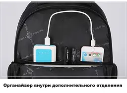 Рюкзак Tigernu T-B3032 17 Black - мініатюра 8