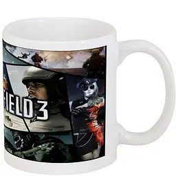 Кухоль GeekLand Battlefield 3 CP 03.238 330 мл білий - мініатюра 2