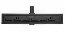 Трап для душу Rea Greek 80 PRO black REA-G8025 - мініатюра 3