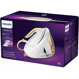 Праска-парогенератор Philips PerfectCare 8000 Series 2700 Вт біло-золотий (PSG8040/60) - мініатюра 6
