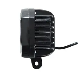Світлодіодна додаткова LED фара 95х73х60 mm/30W/10Wх3/Лінза з ДХО 10-30V/1 шт. - мініатюра 2