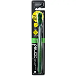Зубна щітка Biomed MAX Medium (середня) зелена