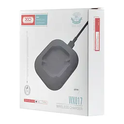 Бездротовий зарядний пристрій XO WX017 10W wireless fast charger Білий - мініатюра 2
