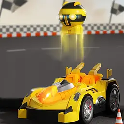 Машинка на радіокеруванні ZF17-1A Super Bumper Car Yellow - мініатюра 4