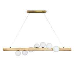 Люстра дерев'яна модерн Levistella 7529783-7 WOOD+WH