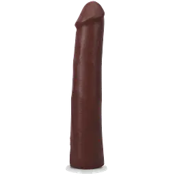 Фалоімітатор Doc Johnson The Realistic Cock ULTRASKYN 9 Inch, шоколадний - мініатюра 2