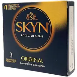 Презервативи Skyn Original безлатексні 3 шт. (ROZ6400230519) - мініатюра 2