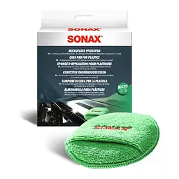 Аппликатор из микрофибры для кожи и пластика SONAX Microfaserpflegepad (417200
