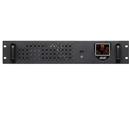 Джерело безперебійного живлення 2E RE650, 650VA/360W, RM 2U, LCD, USB, 2xSchuko - мініатюра 2
