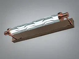Настінне LED бра Romin Лофт золото 10 Вт хвилясте скло - мініатюра 4
