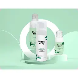 Набір Teens Only For-Teens Anti-Acne для проблемної шкіри проти висипань 13+: пінка для вмивання 150 мл + тонік 150 мл + сироватка 50 мл (2100761807549) - мініатюра 2