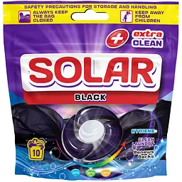 Капсули для прання Solar Black 10 шт.
