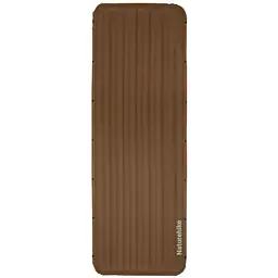 Матрац туристичний надувний одномісний Naturehike CNK2450WS034, 198х68х9.5 см, коричневий, для кемпінгу із мішком для надування